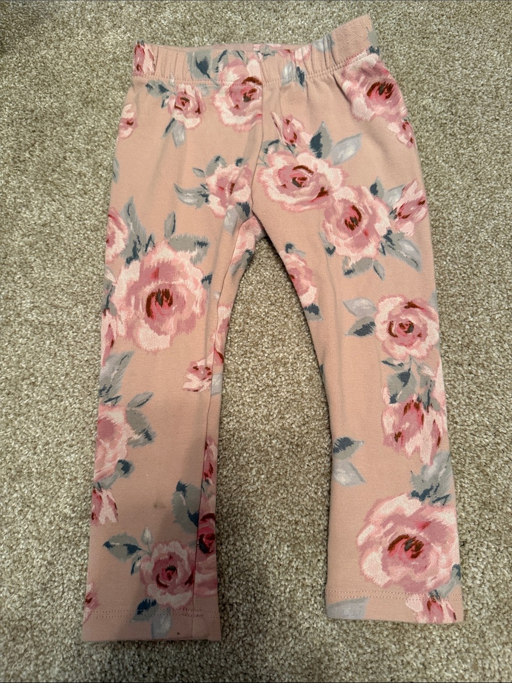 Gymboree Pink Floral Leggings